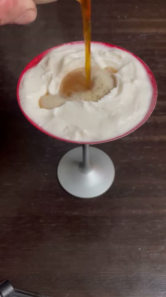 Organic Affogato with Vegan Ice Cream
