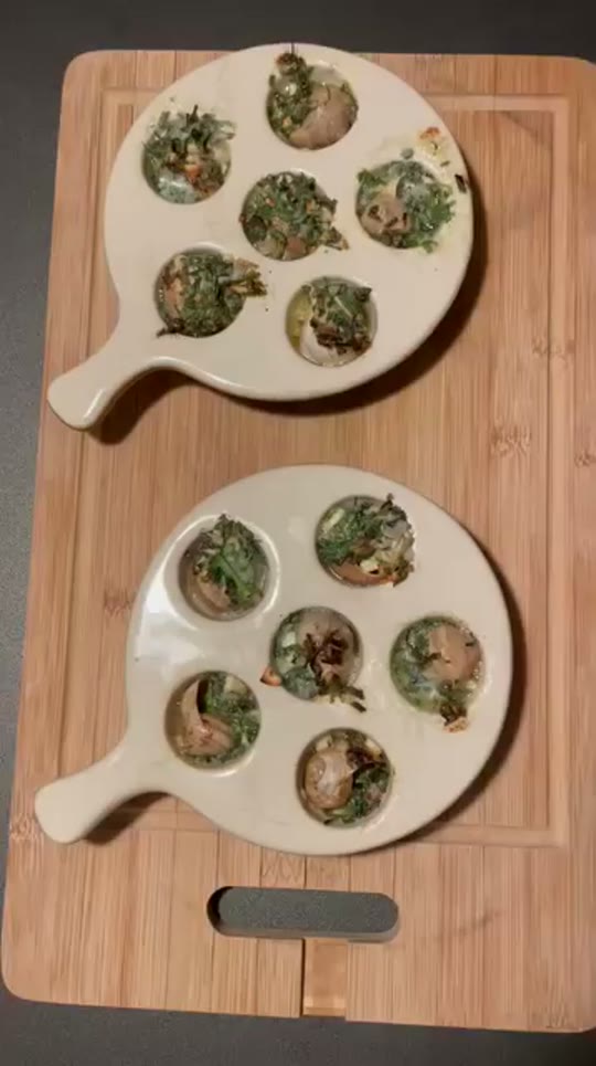 Burgundy Snails with Garlic Herb Butter