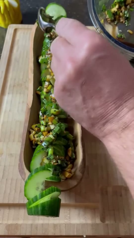 Asian Cucumber Salad with Buddha's Hand