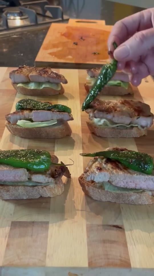 Organic Shoulder Pork Chop Sandwich