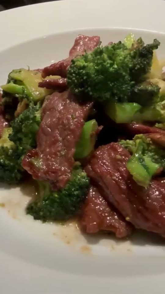 Stir-Fried Beef with Broccoli & Mushrooms