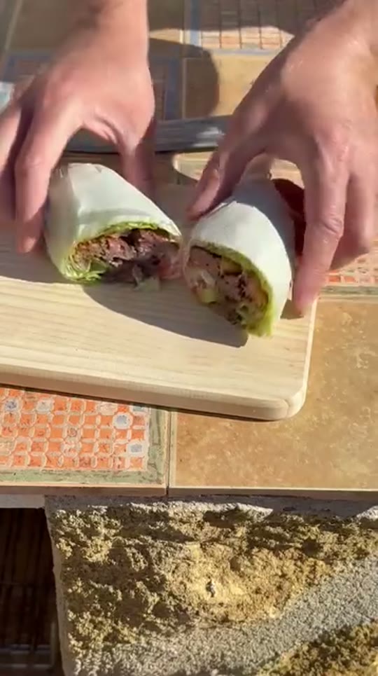 Fire-Grilled Angus Burger Lettuce Wraps