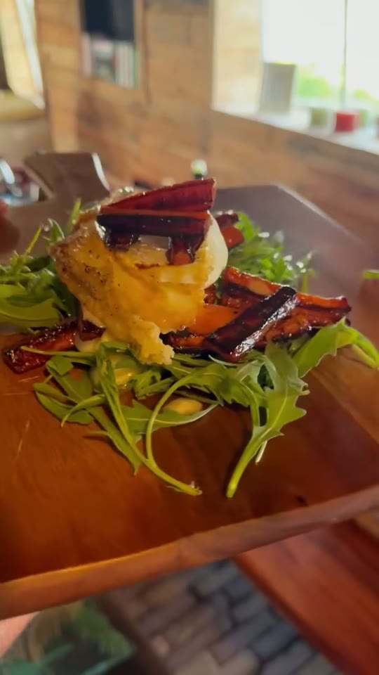 Grilled Carrot & Goat Cheese Salad