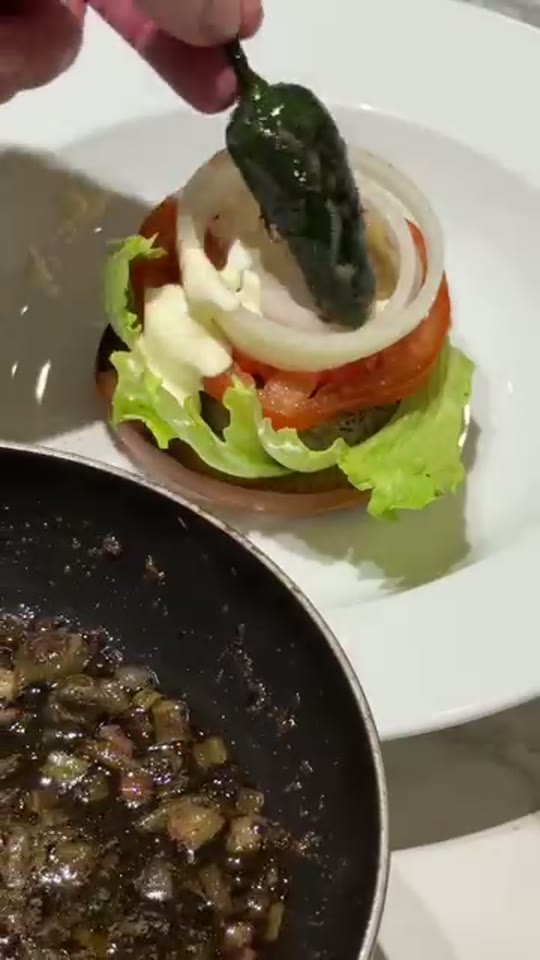 Tartare Burger with Celery-Caper Sauce