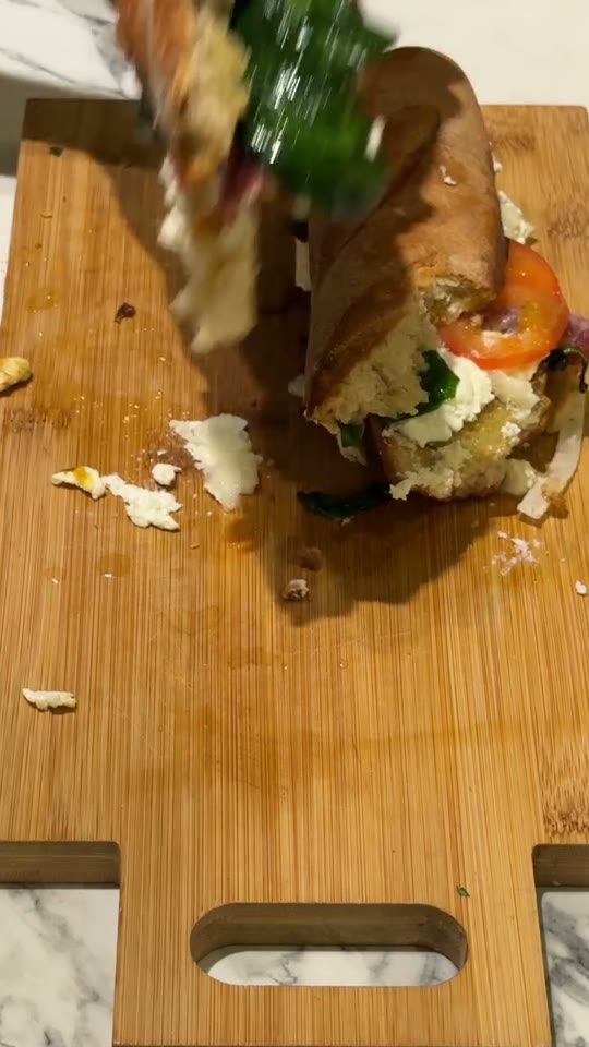 Grilled Goat Cheese and Coppa Sandwich