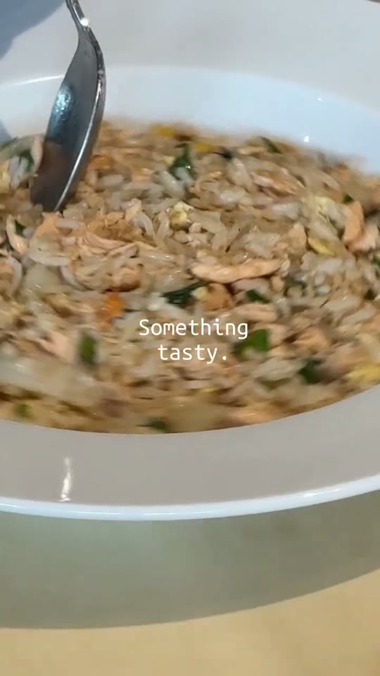 Organic Salmon Fried Rice