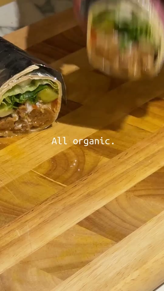 Lamb Sausage Wrap with Fried Egg