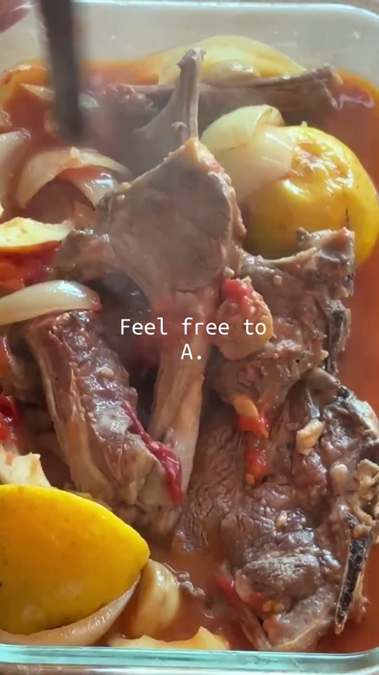 Pan-Seared & Stewed Lamb Chops