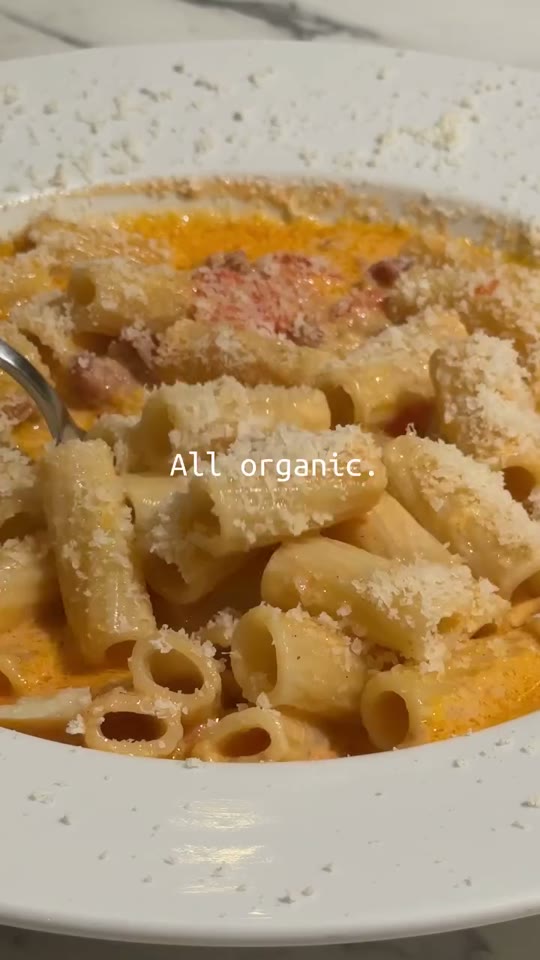 Organic Pasta with Crispy Prosciutto