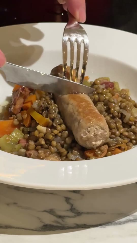 Lentils & Sausage