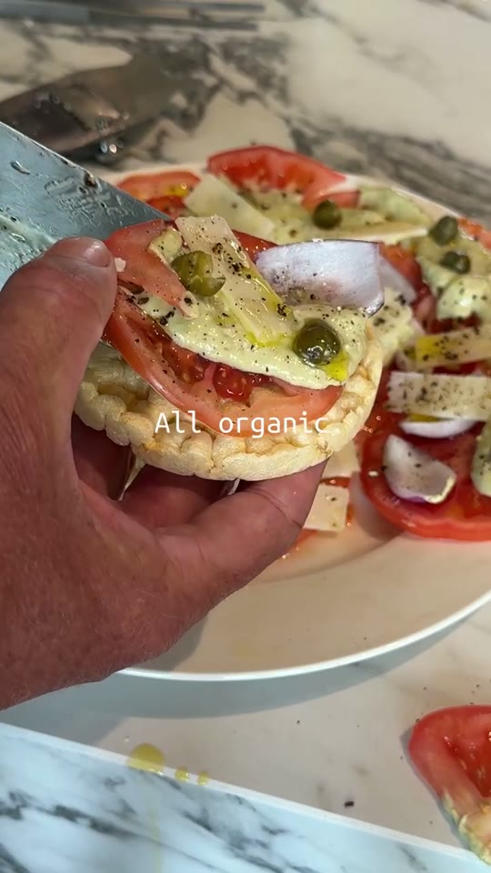 Tomato Carpaccio with Sardine & Avocado Mousse