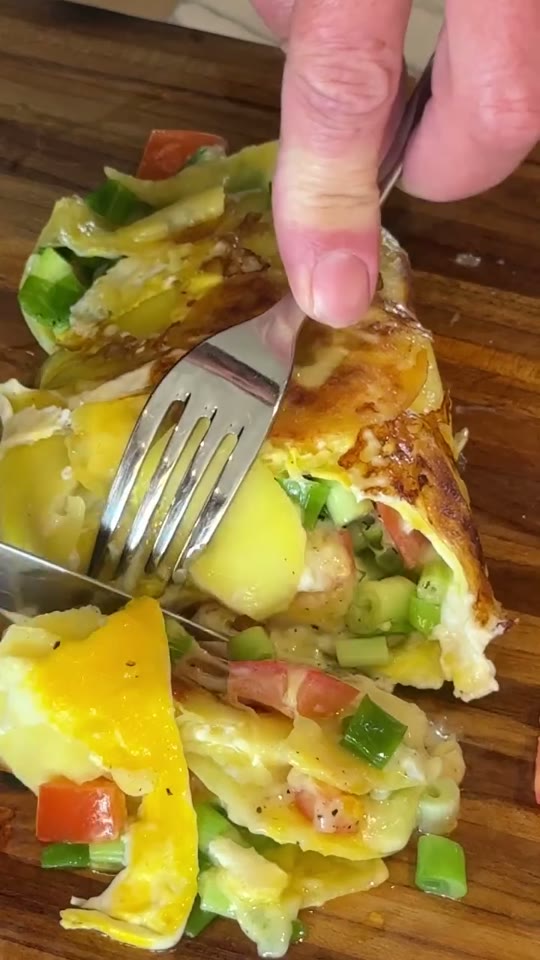 Potato Egg Cheese Skillet