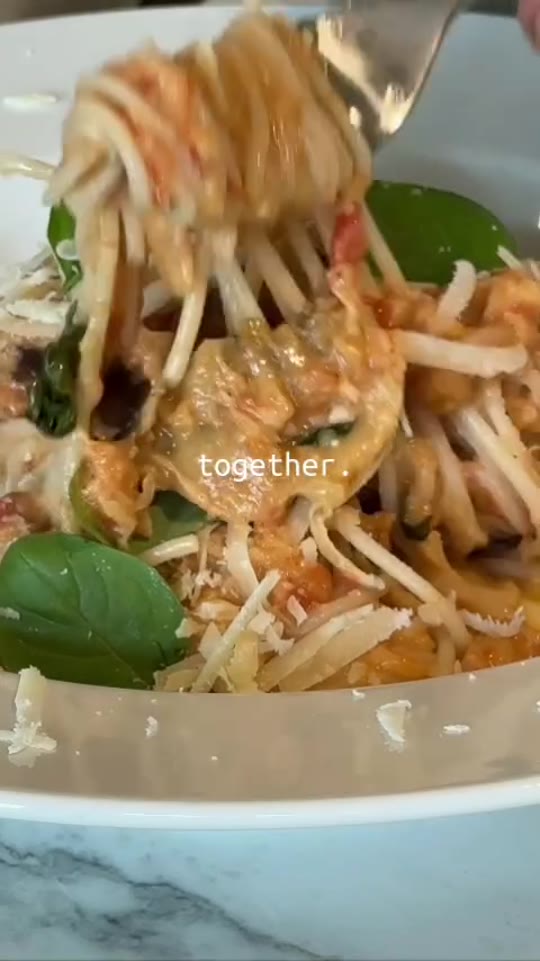 Creamy Eggplant and Tomato Pasta
