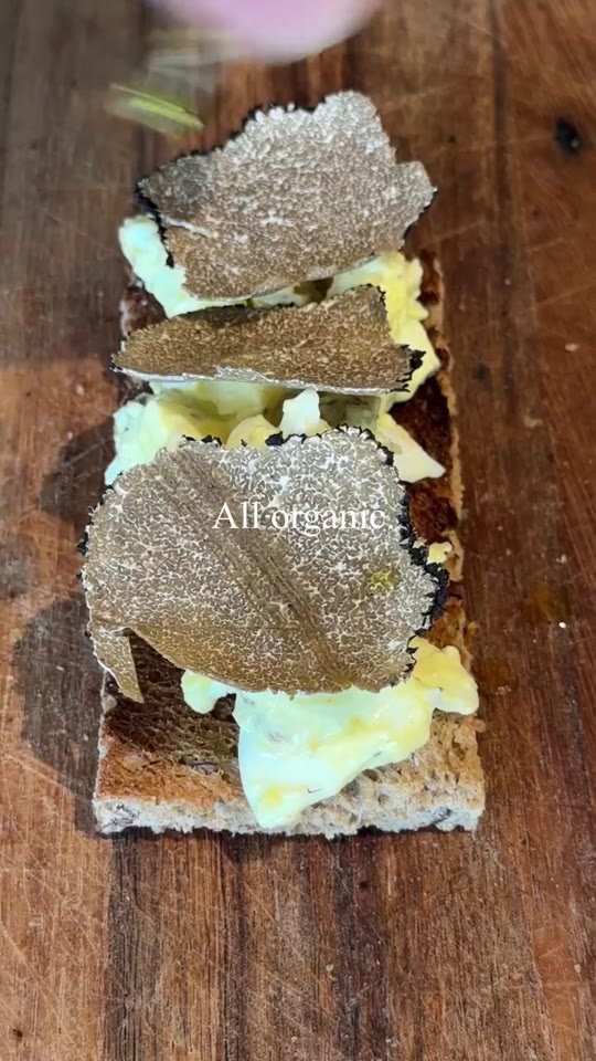 Truffle Egg Salad on Toast