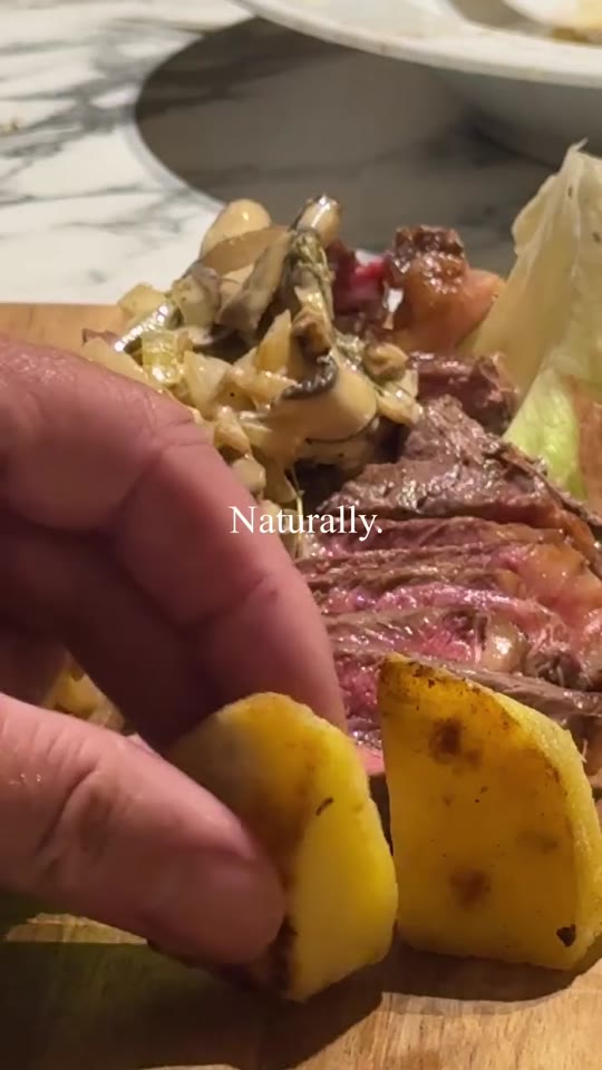 Ribeye with Creamy Mushroom & Vodka Sauce