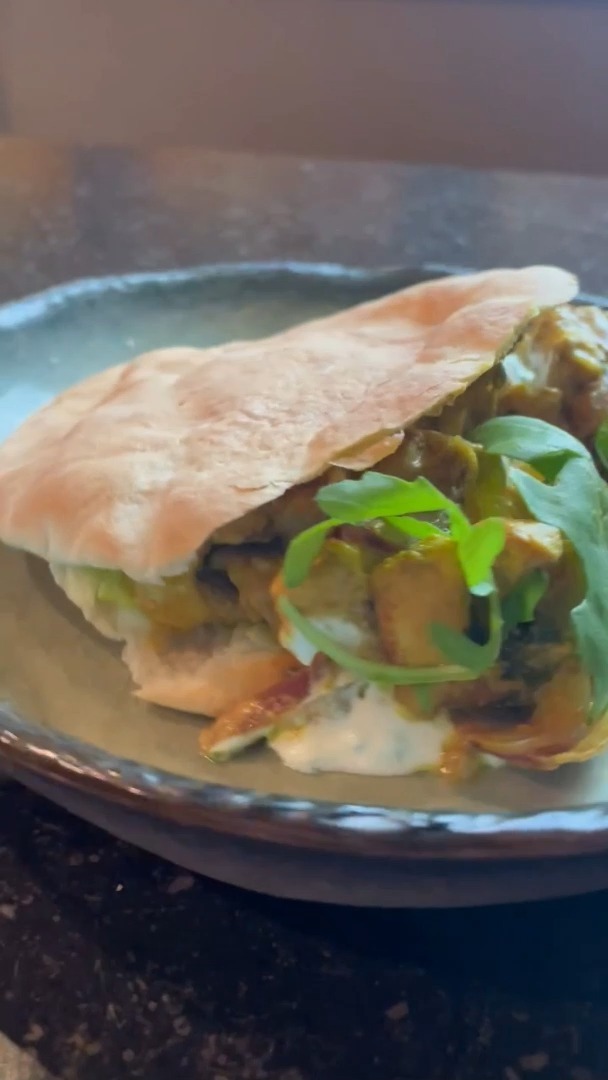 Organic Chicken Shawarma Sandwich